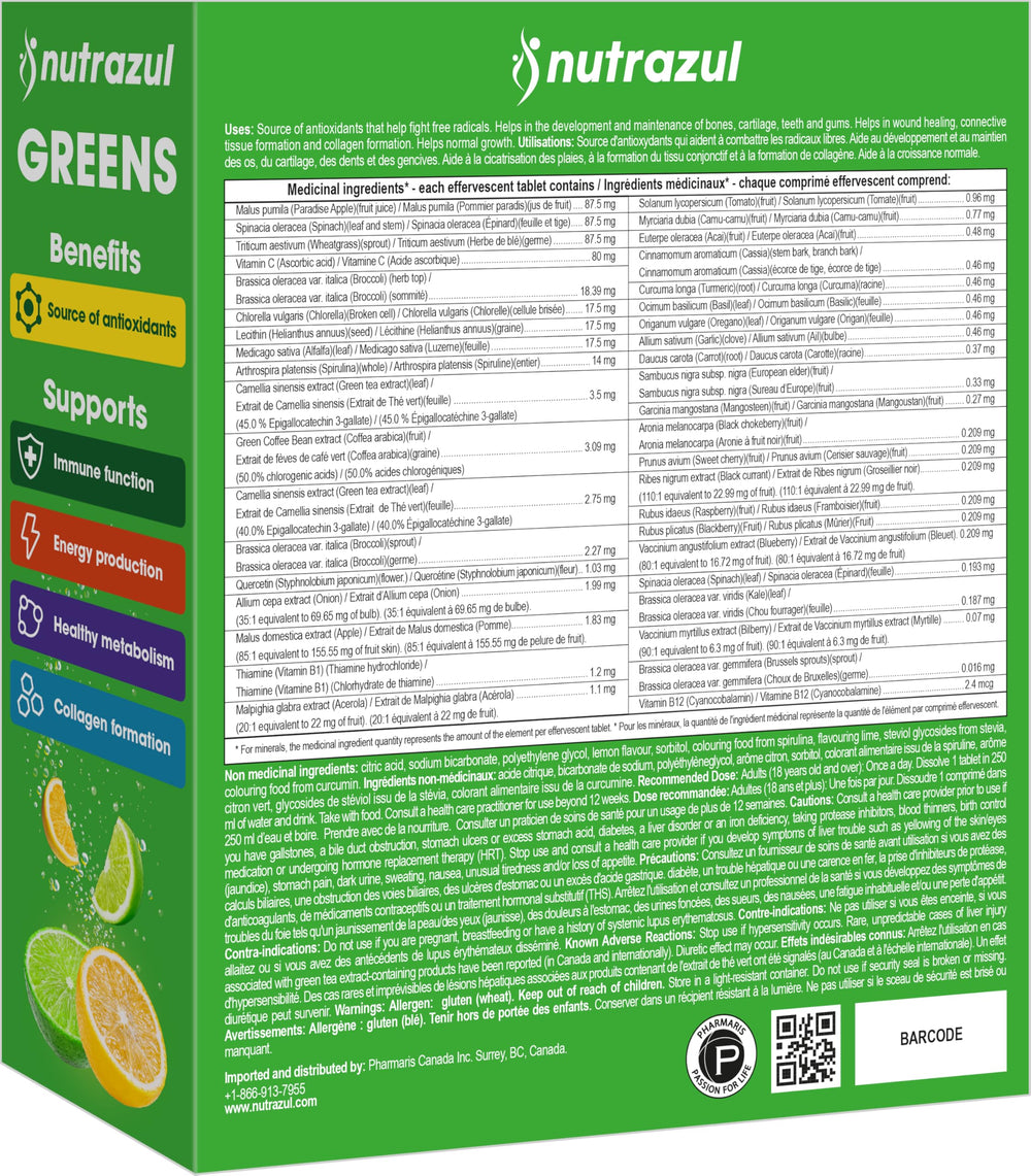 Nutrazul Greens flavor and texture described as refreshing and easy to drink.