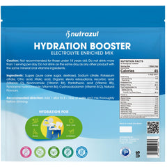 Nutrazul Hydration Booster bottle-ready pour to enjoy with water.