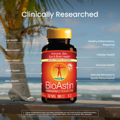 Haematococcus pluvialis ingredients highlighting natural carotenoids.