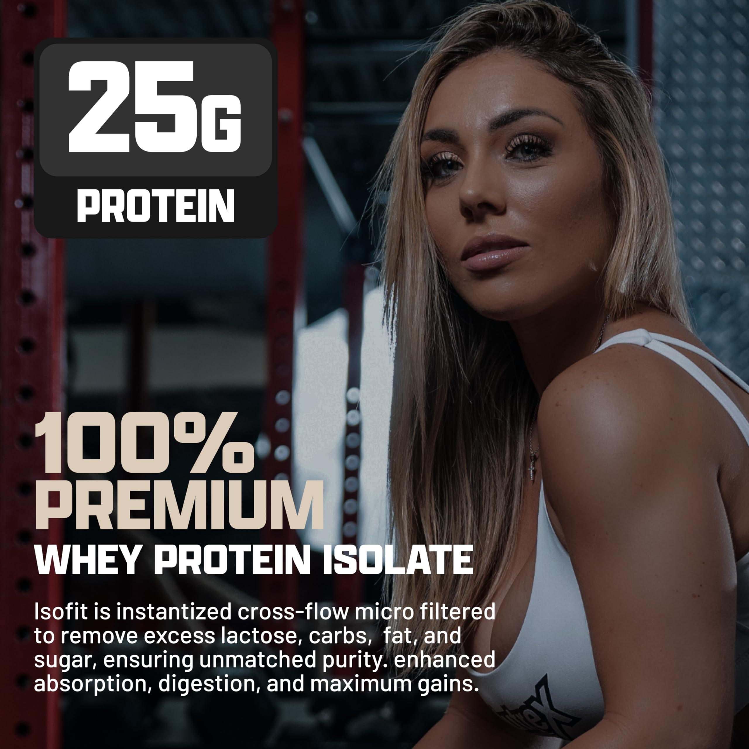 Nutrex IsoFit ingredients with MCT oil emphasize easy mixability and flavor.