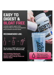 Nutrex IsoFit nutrition label closeup confirms 70 servings and ingredient transparency