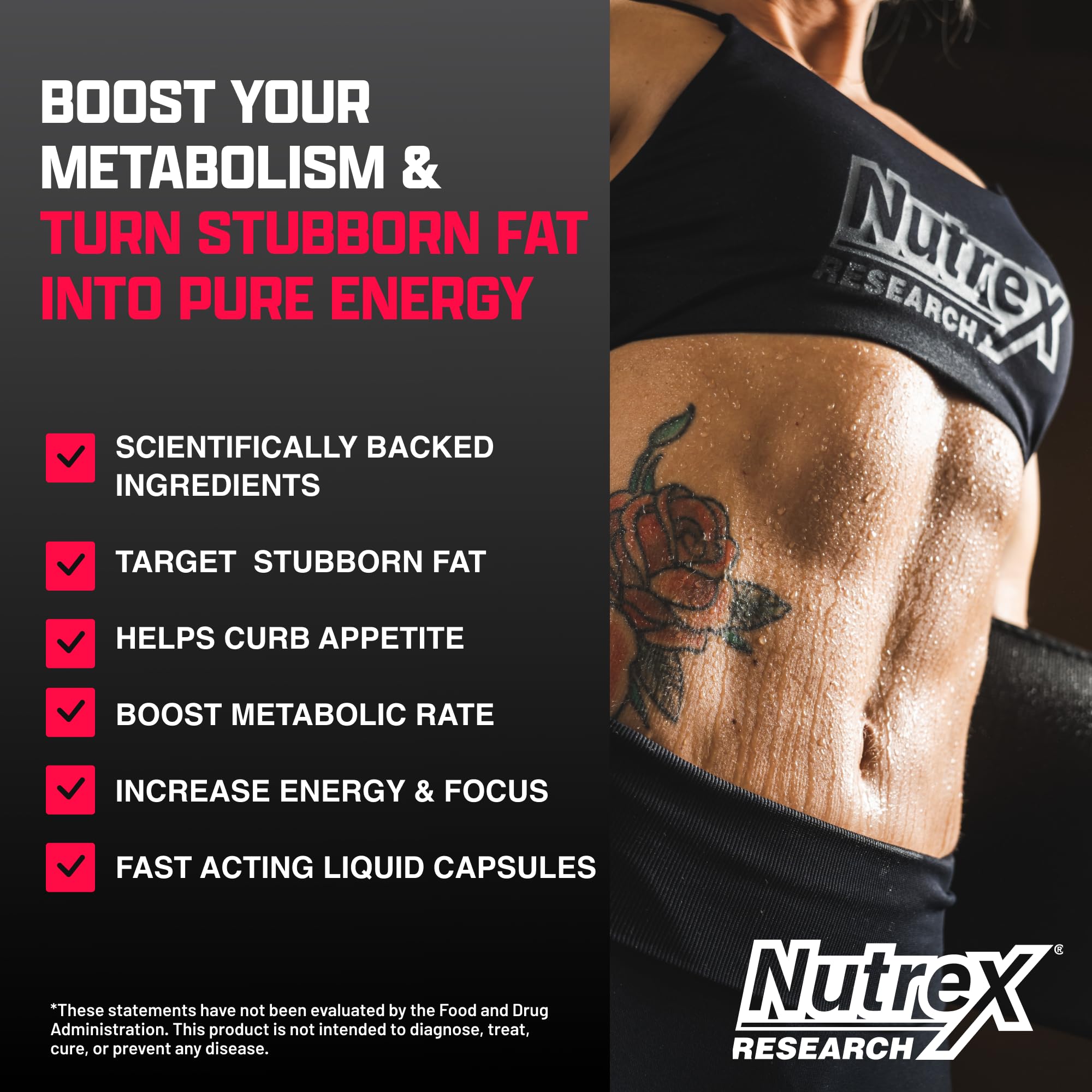 Lipo-6 Black Max in a morning routine setting, suggesting metabolism support.