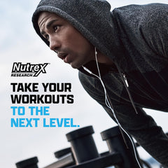 Nutrex Outlift tub on shelf signaling ready-to-use pre-workout support