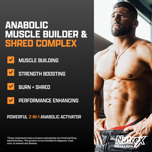 Nutrex Research Anabol Ripped capsules close-up for easy dosing and muscle recovery.