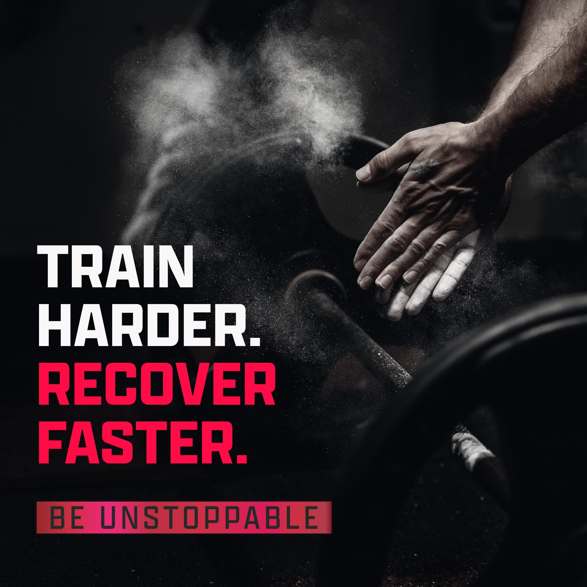 Athlete preparing pre or post workout with Nutrex BCAA Powder 6000.