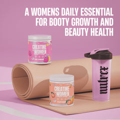 Close-up of Nutrex Research label highlighting clean ingredients for women athletes