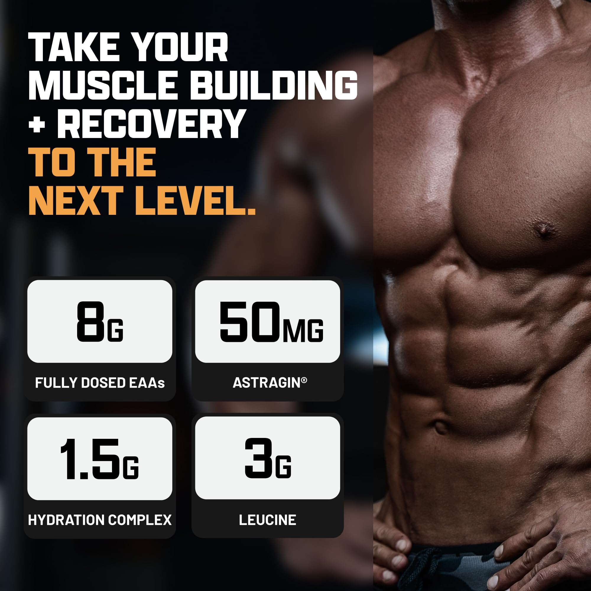 Nutrex Research EAA Hydration glass with fizz during gym session