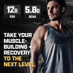 Nutrex IsoFit banana-foster shake in glass showcases smooth texture