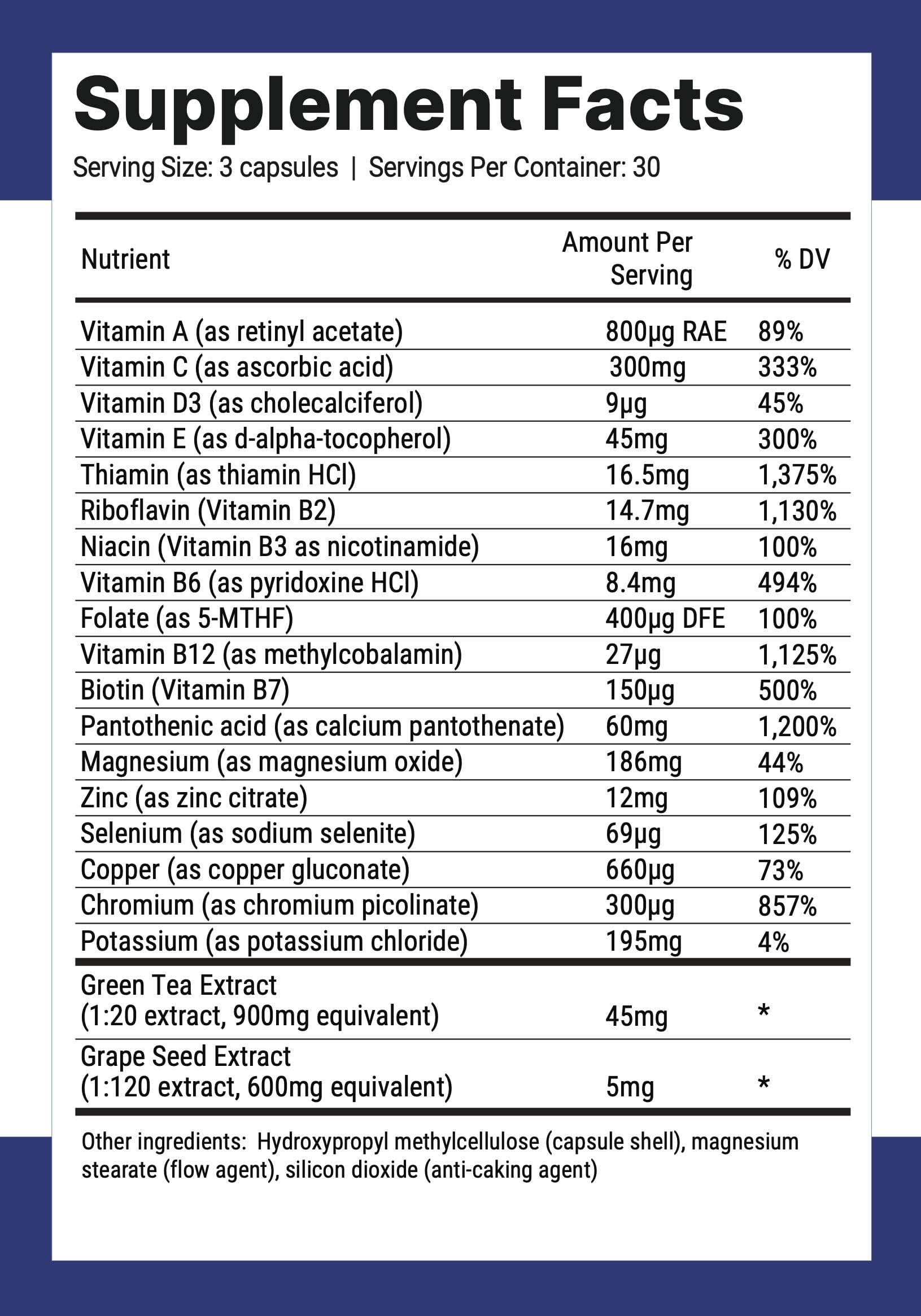 Nutri-Align Keto Multivit bottle back label noting sugar-free, zero-carb formula.