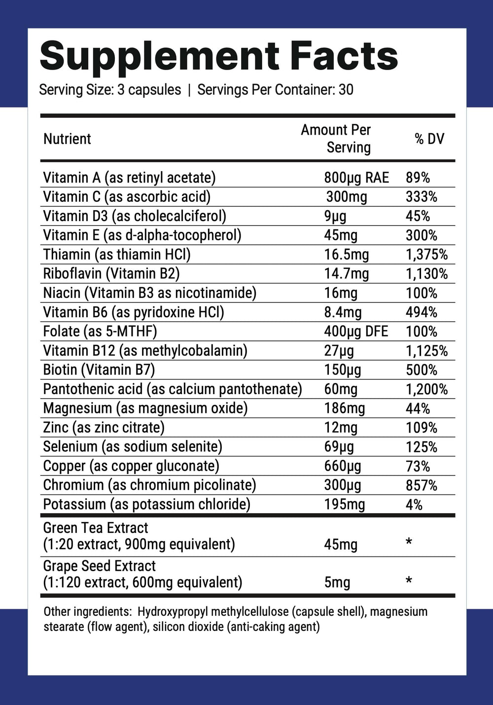 Nutri-Align Keto Multivit bottle back label noting sugar-free, zero-carb formula.