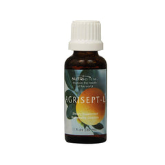 Nutri-Diem Agrisept-L bottle and dropper for precise dosing on the go