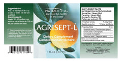 Nutri-Diem Agrisept-L compact 30ml bottle ideal for travel