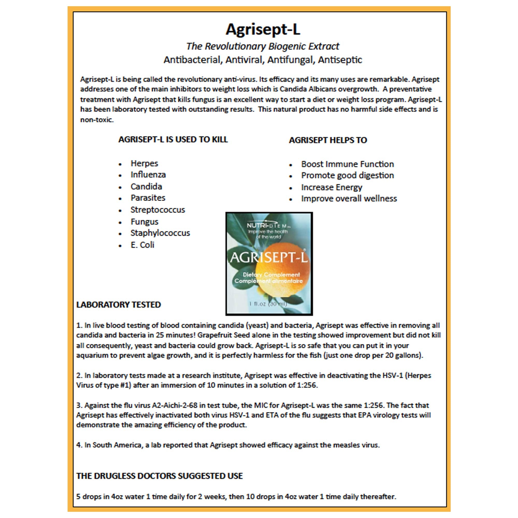 Nutri-Diem Agrumax bottle featuring citrus-based extract for dairy applications
