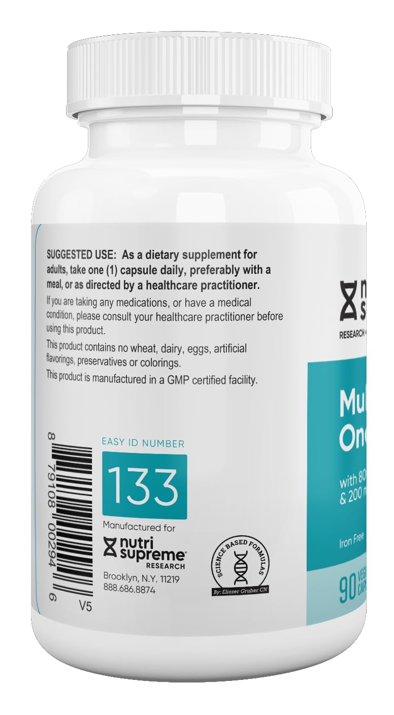Nutri Supreme multivitamin packaging on shelf ready for everyday use.