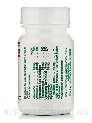 Nutri-West CAC Factor-S tablets in blister pack for travel convenience