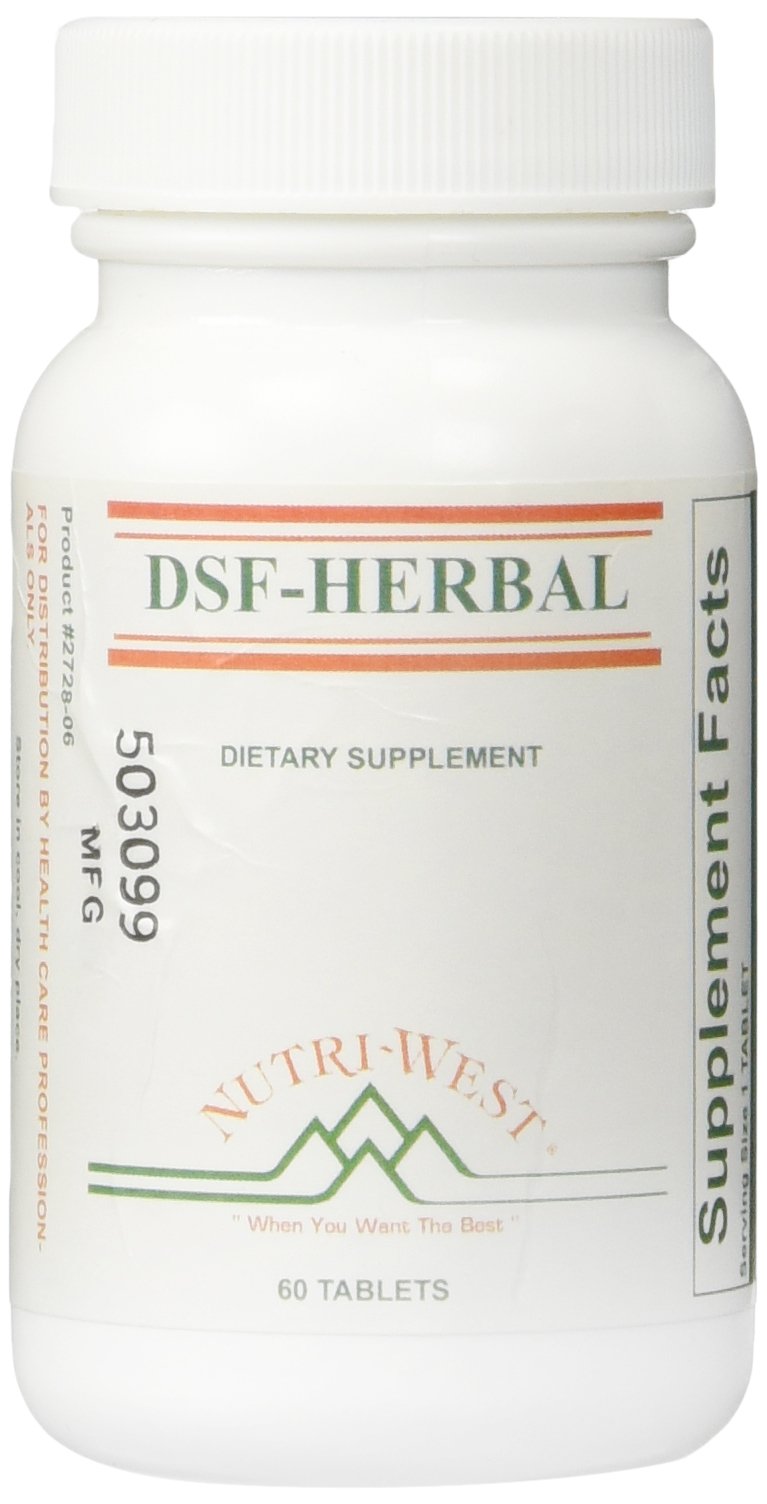 Nutri West DSF Herbal bottle front view for daily use