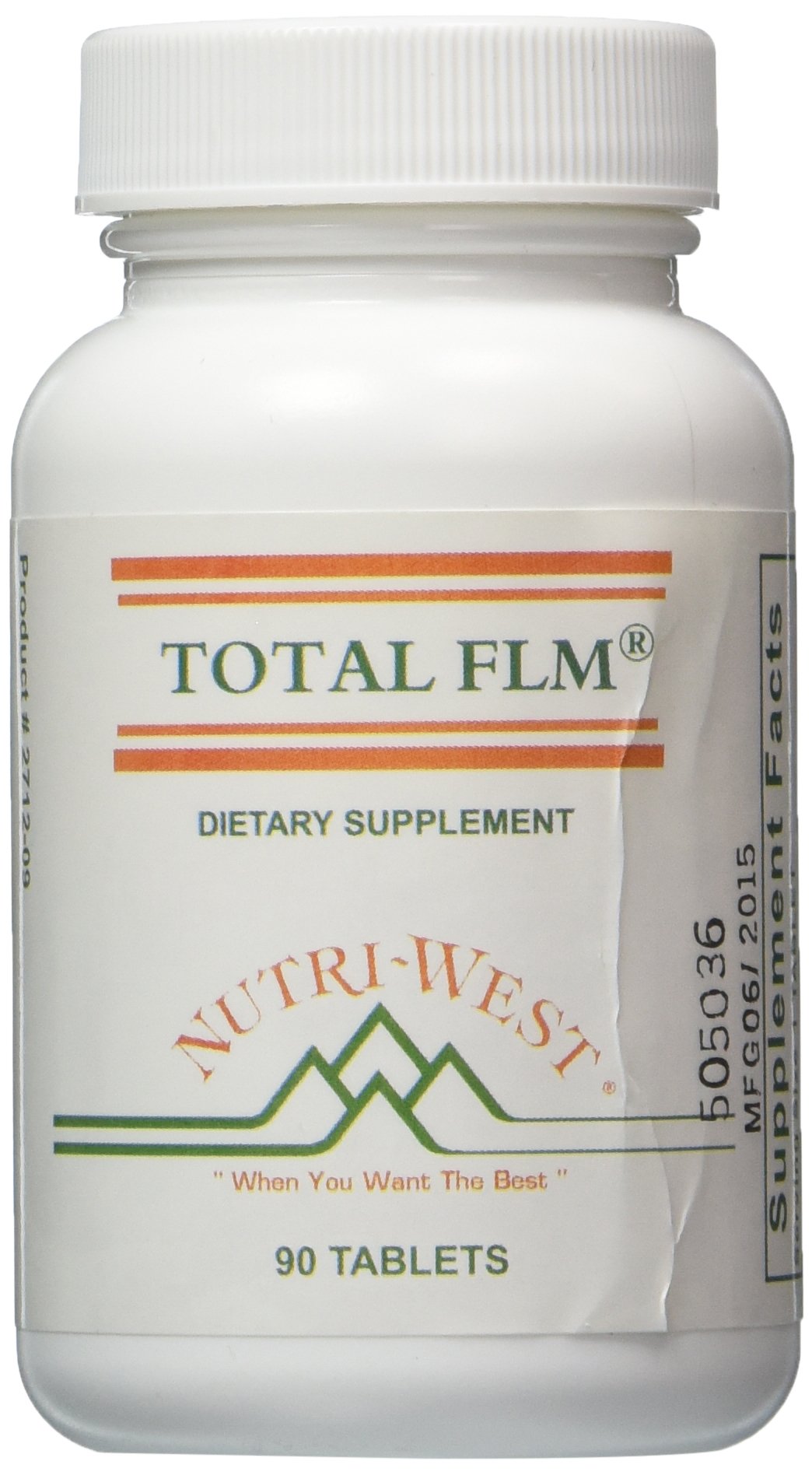 Nutri-West Total Inflam bottle front displaying 90 tablets for joint support and digestive ease