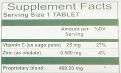 Nutri-West Total Leaky Gut dosage spoon with tablets for easy scheduling.