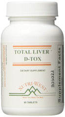 Nutri-West Total Liver-D-Tox bottle front view for daily wellness routine