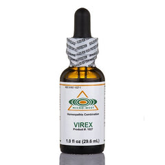 Nutri-West Virex bottle front, 1 oz size for convenient daily use.