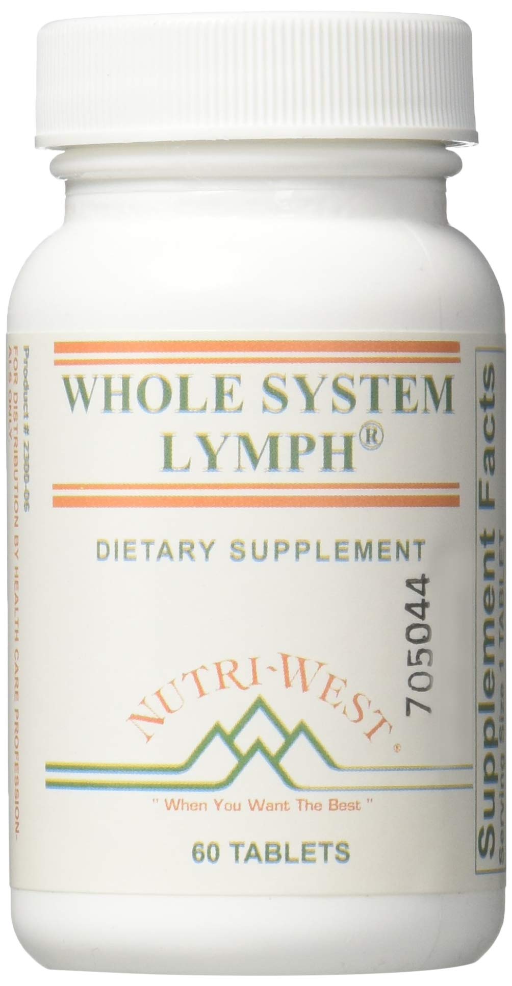 Nutri-West Whole System Lymph bottle front for easy daily use.