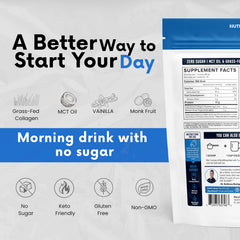 Nutri11 NutriBreakfast scoop demonstrates convenient serving for on the go.