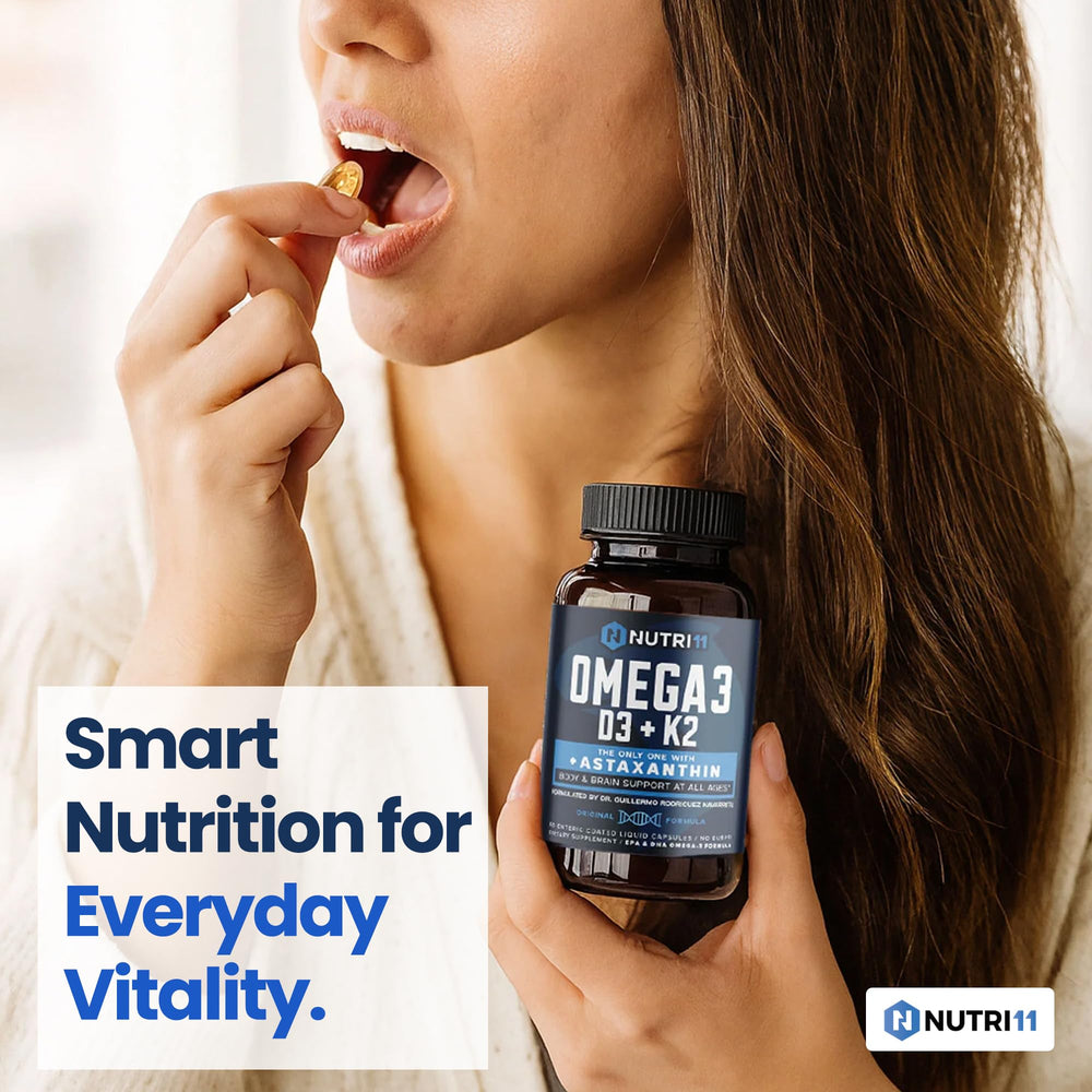 Nutri11 premium ingredients label highlights safety and sustainability.