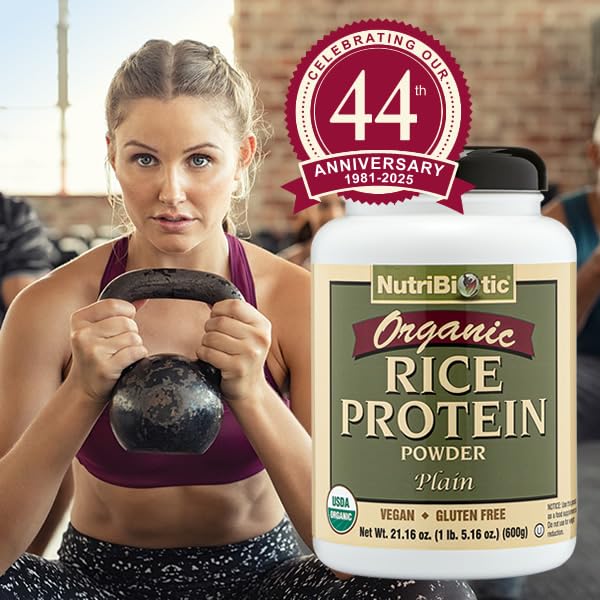NutriBiotic serving size panel on front of bag