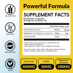Nutribota B2 capsules with magnesium and CoQ10 for daily energy