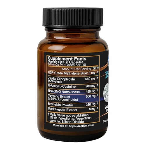 Nutricel Blue Remove nattokinase enzyme capsule, non-GMO formula.