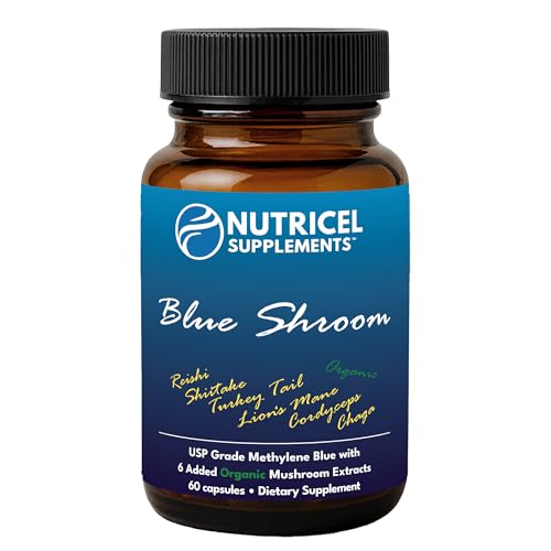Nutricel Lion’s Mane and Reishi mushroom extracts label
