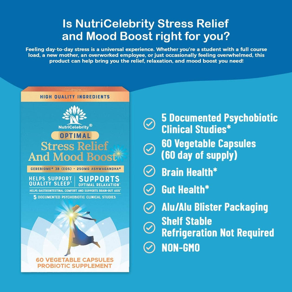 Nutricelebrity Brain focus support for clearer thinking.