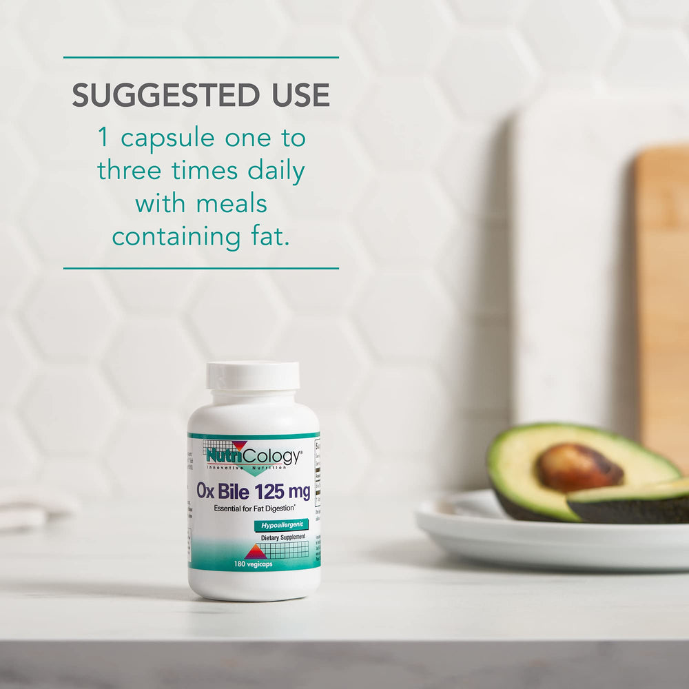 NutriCology bottle close-up—hypoallergenic, vegetarian friendly packaging.