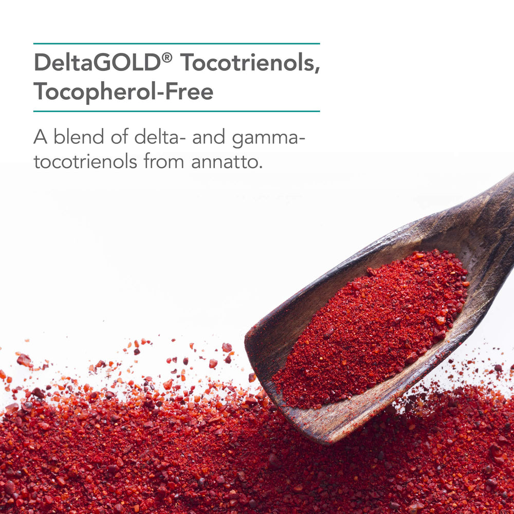 NutriCology Delta-Fraction Tocotrienols ingredient list communicates purity