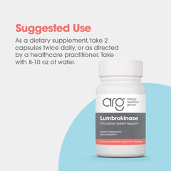 Nutricology Lumbrokinase-delayed-release capsules presented for consistent daily intake.