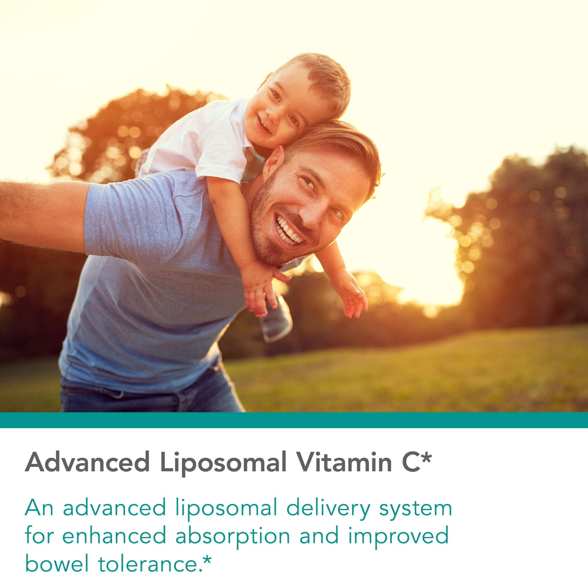 Nutricology Micro Liposomal C label close-up highlights organic ingredients and sunflower phospholipids.