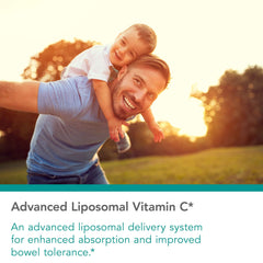 Nutricology Micro Liposomal C label close-up highlights organic ingredients and sunflower phospholipids.