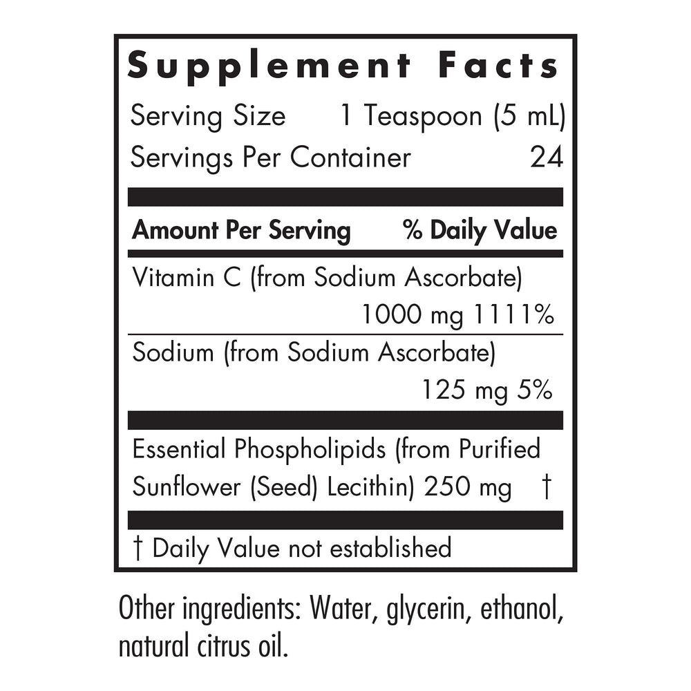 Nutricology Micro Liposomal C pour demonstrates smooth, convenient dosing.