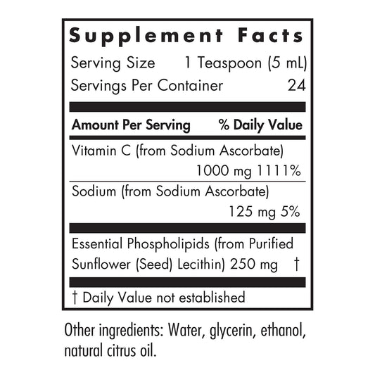 Nutricology Micro Liposomal C pour demonstrates smooth, convenient dosing.