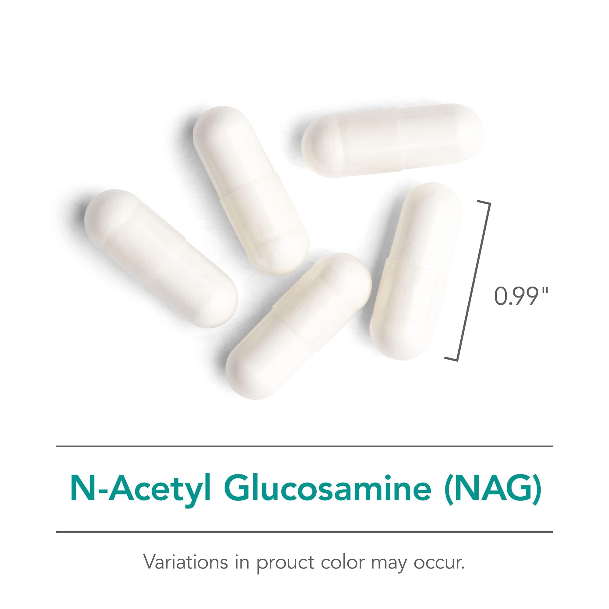 Nutricology NAG dosage card shows three-times-daily use.