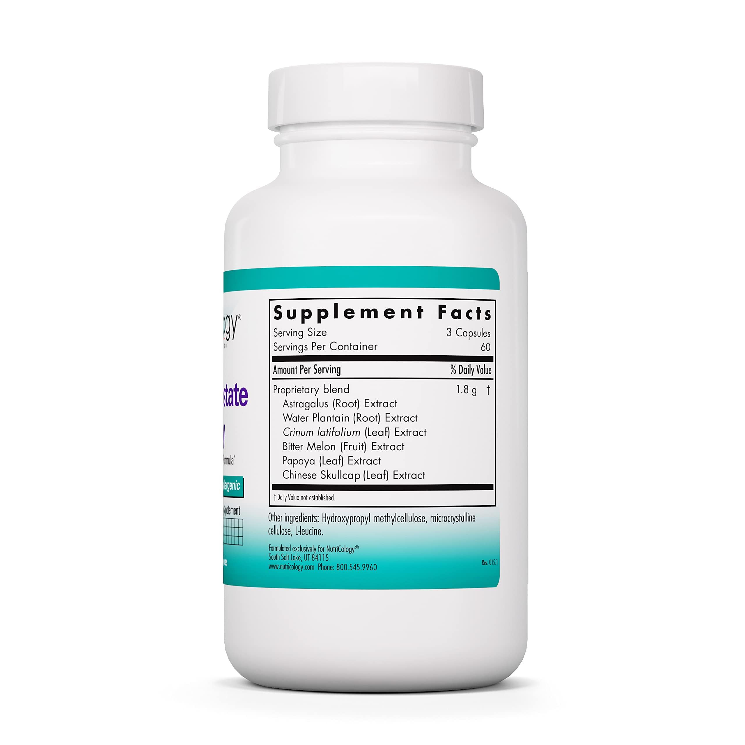 Nutricology ovarian health capsules for daily reproductive wellness routine.