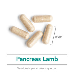 Nutricology Pancreas Lamb processing technique image showing gentle glandular preservation