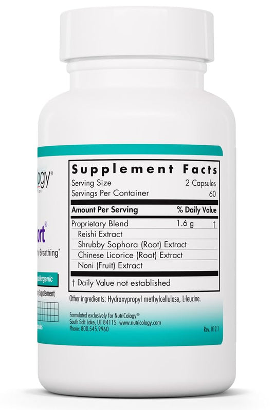 PhytoCort ingredients close up featuring Reishi Shrubby Sophora Licorice and Noni
