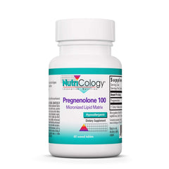 Nutricology Pregnenolone tablets, 100 mg, plant-sourced wellness support.