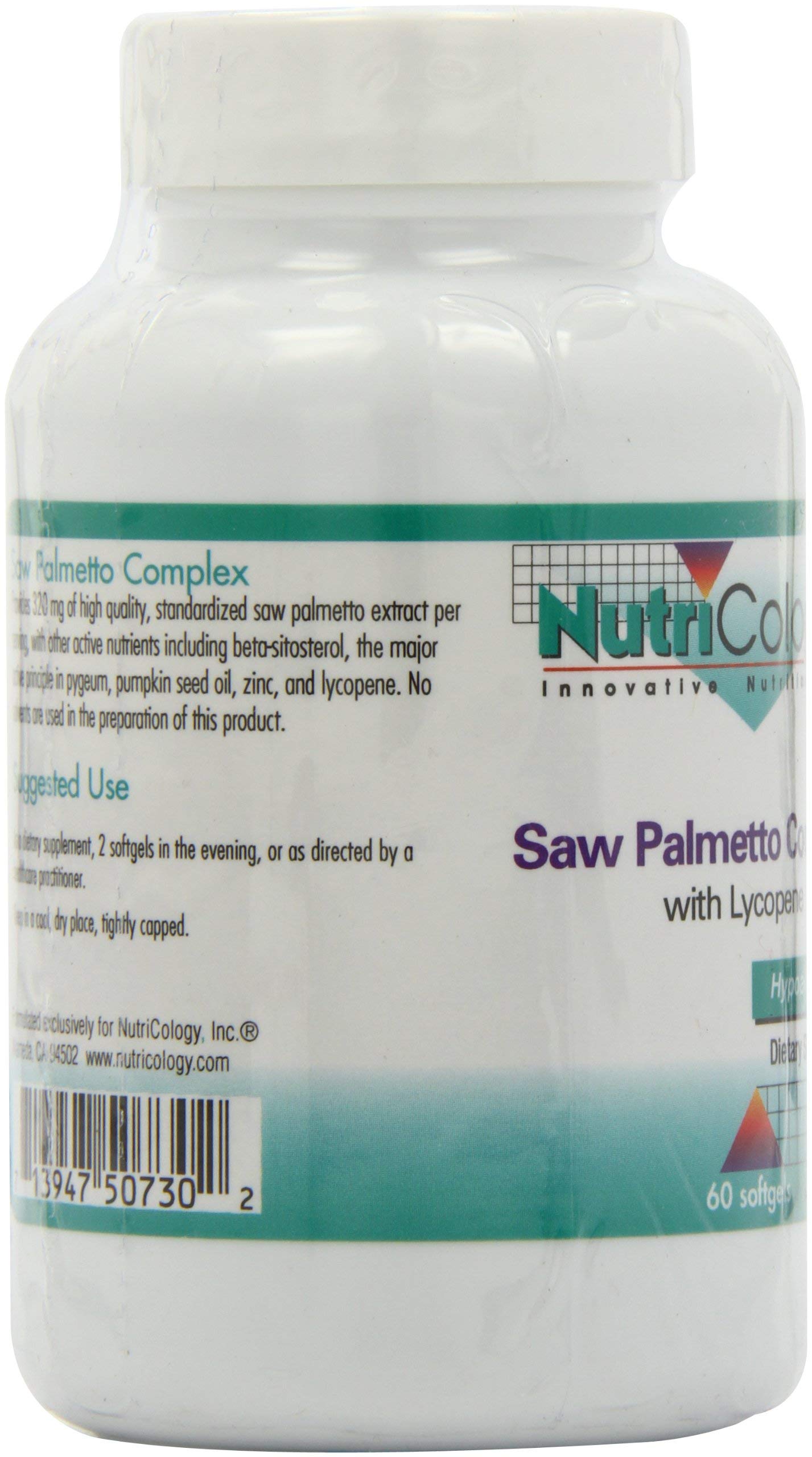 Nutricology softgel capsules in close-up with smooth coating.
