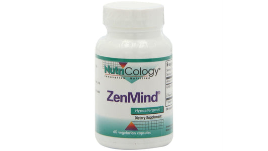 Nutricology ZenMind Supplement – Calmness Support with GABA & L-Theanine | Hypoallergenic, Vegetarian Capsules (60 Count) - Allergy Research Group