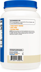 Nutricost 2lbs grass-fed whey packaging emphasizing value and ingredients