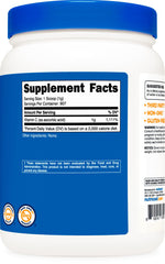 Nutricost Ascorbic Acid powder jar with secure packaging and 2 lb supply for ongoing use
