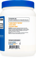 Nutricost Ascorbic Acid powder texture close-up highlighting fine, pure powder quality