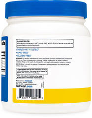 Nutricost BCAA Pineapple serving scoop highlighting 60 servings